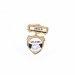Badge Shield Usher Shaking Hands Magnet
