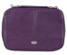 Two-fold Purple Faux Leather Organiser Bible Cover