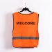 Orange Welcome Safety Vest - XLarge