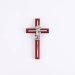 6" Boy Cherry & Silver Wall Cross