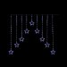 1.2 x 1.2M 258 LED Flexibright Star V Curtain in White