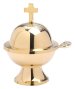 Incense Boat with Spoon H 13 cm