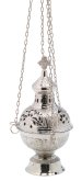Nickel Plated Thurible H 28 cm