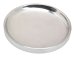 Polished Aluminium Candlestick Plate D 10 cm