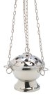 Nickel Plated Thurible H 11 cm