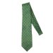 Tie: Star Cross Green Silk