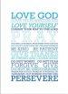 Love God (Blue Mix) By Preditos - A4 Print