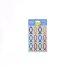 24 Foil Fish Emblems Stickers - Pack of 10
