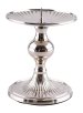 Nickel Plated Candle Holder H 8 cm D 9 cm