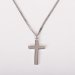 20" Sterling Silver Cross Necklace