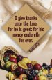 Thanksgiving Bulletin: Unto the Lord (Package of 100)