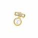 Badge Fancy Round Usher Praying Hand Magnet