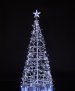 1.8m White Twinkling Icicle Spiral Tree with 535 LEDs