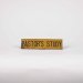 Sign Engraved Pastor's Study Adhesive Back Gold