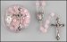 Pink Facetted Glass Rosary