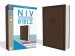 NIV Value Thinline Bible, Large Print, Imitation Leather, Brown