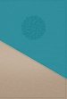 NIV, Personal Size Bible, Large Print, Leathersoft, Teal/Gold, Red Letter, Comfort Print