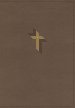 NIV, Larger Print Compact Bible, Leathersoft, Brown, Red Letter, Comfort Print