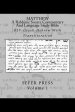Matthew: A Rabbinic Jewish Source Commentary And Language Study Bible: KJV-Greek-Hebrew With Transliteration