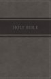 KJV, Deluxe Gift Bible, Imitation Leather, Gray, Red Letter Edition