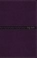 KJV, Thinline Bible, Standard Print, Imitation Leather, Purple, Red Letter Edition
