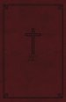 KJV, Reference Bible, Personal Size Giant Print, Imitation Leather, Burgundy, Red Letter Edition