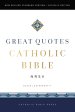 NRSVCE, Great Quotes Catholic Bible, Leathersoft, Black, Comfort Print