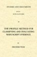Profile Method for Classifying and Evaluating Manuscript Evidence