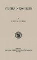 Studies In Kohelet