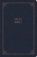 KJV Large Print Personal Size Reference Bible, Navy Leathertouch Indexed