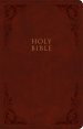 KJV Large Print, Bible, Burgundy, Imitation Leather,  Red Letter, Personal Size, Cross References, Topical Page Headings, Concordance, Maps, Gilt Edge, Presentation Page, Ribbon Marker