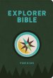 CSB Explorer Bible for Kids, Olive Compass LeatherTouch
