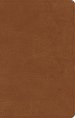 CSB Single-Column Personal Size Bible, Saddle Genuine Leather