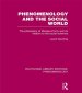Phenomenology and the Social World: The Philosophy of Merleau-Ponty and its Relation to the Social Sciences