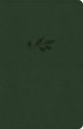 NASB Large Print Thinline Bible, Olive LeatherTouch
