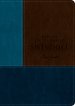 Biblia de estudio Swindoll NTV (SentiPiel, Café/Azul/Turquesa)