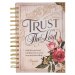 Journal Spiral Cream/Burgundy Trust in the Lord Floral Prov. 3:5