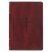 KJV Bible Thinline LP Faux Leather, Burgundy