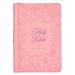 KJV Bible Thinline LP Faux Leather, Pink w/zipper