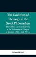 Evolution Of Theology In The Greek Philosophers