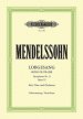 Lobgesang (Symphony No. 2 in B Flat) Op. 52 (Vocal Score): Symphony-Cantata for Sst Soli, Choir and Orchestra (Ger)