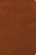 CSB Giant Print Single-Column Bible, Burnt Sienna LeatherTouch