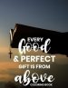 Every Good & Perfect Gift Is From Above Coloring Book: Christian Coloring Book For Adults, Stress Relieving and Calming Designs To Color With Bible Ve
