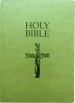 KJVER Holy Bible, Cross Design, Large Print, Olive