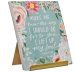 Scripture Cards w/ Stand (floral) (10 cards)