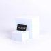 Badge Engraved Greeter Black Clip