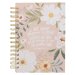 Journal Spiral Beige Floral Good Work in You Phil. 1:6
