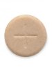 Pack of 250 - 1 1/8" Peoples Communion Wafers | Altar Bread - Wholemeal - Single Cross - Sealed Edge