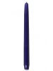 10" x 7/8" Purple Tapered Dinner Candles - Pack of 25