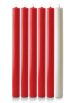 12" x 1" Advent Candle Set - Red and White